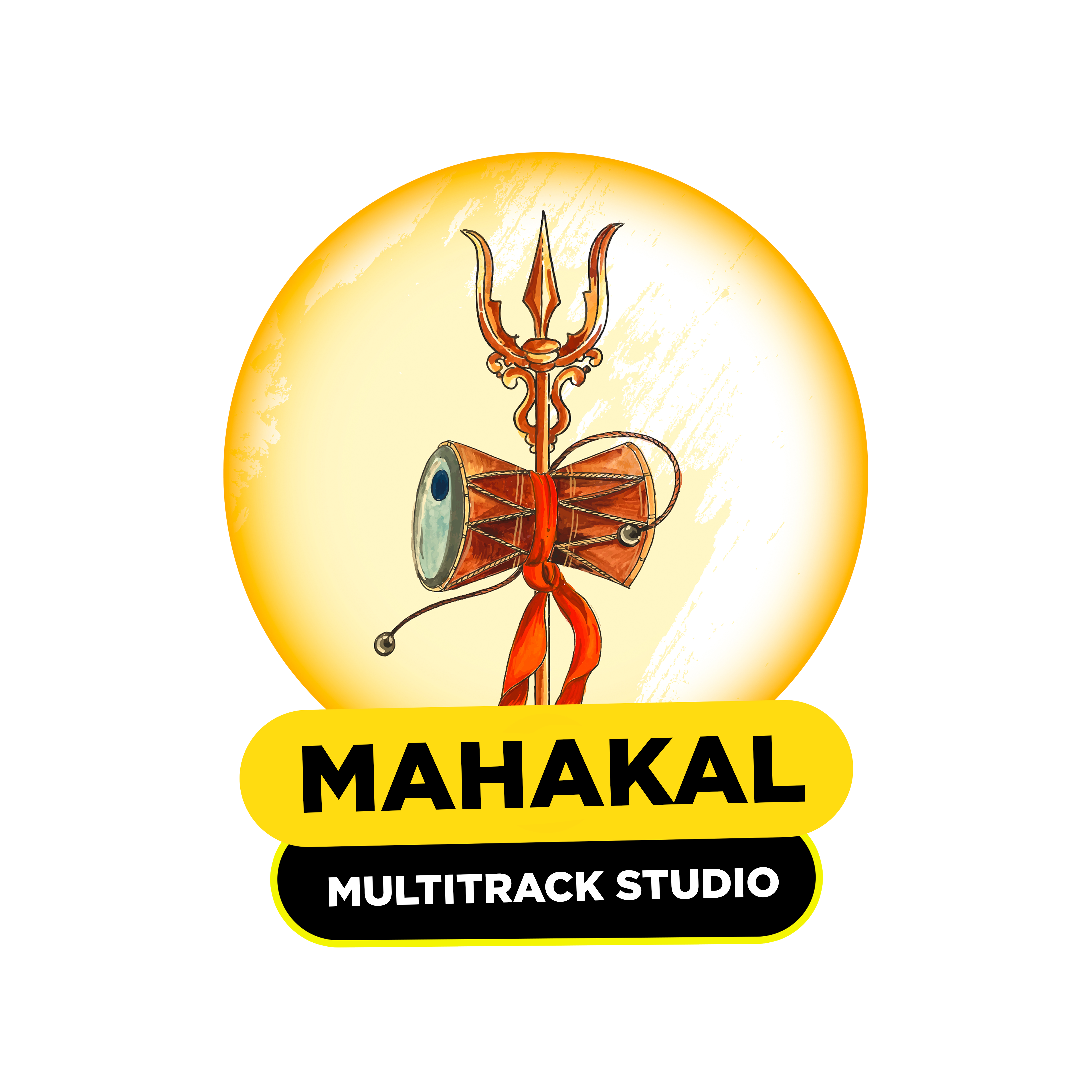 Mahakal Multitrack Studio Record Label Logo
